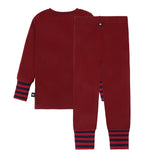 Burgundy Bear Pajama