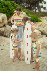 Baby Girls Bright Stripes Romper