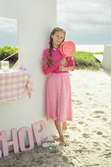 Girls Sweet Check Polo