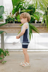 Baby Boys Navy & Blue Rashguard