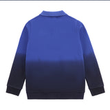 Boys Royal Blue Ombre Polo