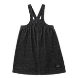 Girls Charcoal Cord Jumper
