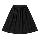 Girls Denim Stitch Short Skirt