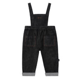 Baby Boys Denim Stitch Romper with Back Pockets