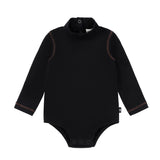 Baby Boys Denim Stitch MockNeck