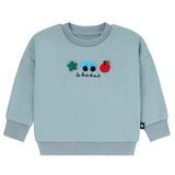 Baby Boys Green Car Appliqué Sweatshirt