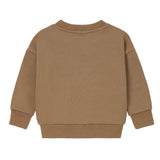 Boys Brown Ice Skate Appliqué Sweatshirt