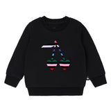 Girls Sweet Stripe Sweatshirt