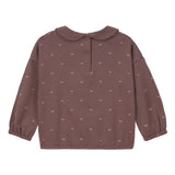 Baby Girls Mauve Brown Petite Club Sweatshirt Set