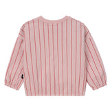 Baby Girls Pink Stripe Sweatshirt Set