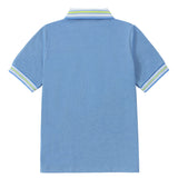 Heather Blue Polo 105B