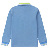 Heather Blue Polo 105B