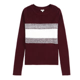 Teens Plum Chunky Knit Sweater
