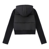 Teens Black Puffer Jacket