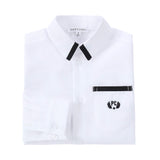 Boys Contrast Long Sleeve Shirt