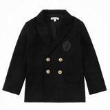 Black Pique Blazer