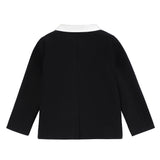 Boys Black Collared Blazer