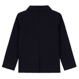 Boys Pique Navy Blazer
