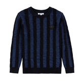 Boys Blue & Black Knit Sweater