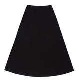 Black Jersey A-line Maxi Skirt- STORE ONLY
