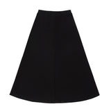 Black Jersey A-line Maxi Skirt- STORE ONLY