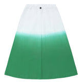 Girls Green Dip Maxi Skirt