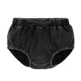 Black Denim Stretch Bloomer