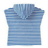 Baby Boys Blue & White Towel Hoodie