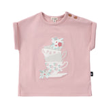 Girls Tan Teacups T-Shirt