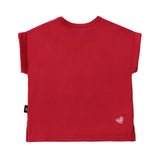 Girls Red Heart T-Shirt