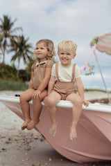 Baby Boys Sweet Charm Suspender Shorts