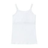 Teen Jersey 2pc Camisole with Support - White