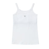 Teen Jersey 2pc Camisole with Support - White