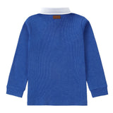 Boys True Blue Polos with White Collar