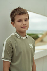 Boys Vintage Wash Polo