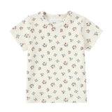 Girls True Blue Floral T-Shirt