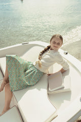 Girls Full Bloom Sweater with Collar