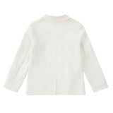 Boys Linen Like Ivory Blazer