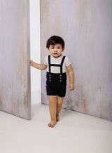 Boys Navy Overalls
