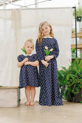 Girls Dot Fridaywear Collared Maxi Dress