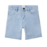Boys Super Light Blue Denim Shorts