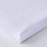 Flower Printed Crib Sheet