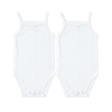 Baby Pointelle 2pc Bodysuit - White