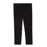 Black Stretch Slit Pocket Pants -Matches Blazer