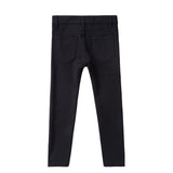 Black Stretch Patch Pocket Pants - Matches Blazer