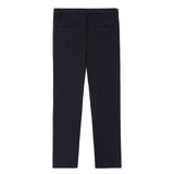 Navy Stretch Slit Pocket Pants