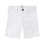 מכנסי אריג לבנים