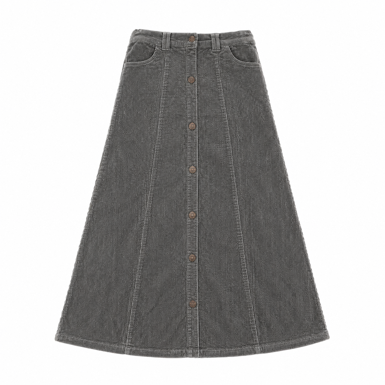 Teens Brown Stripe Maxi Skirt