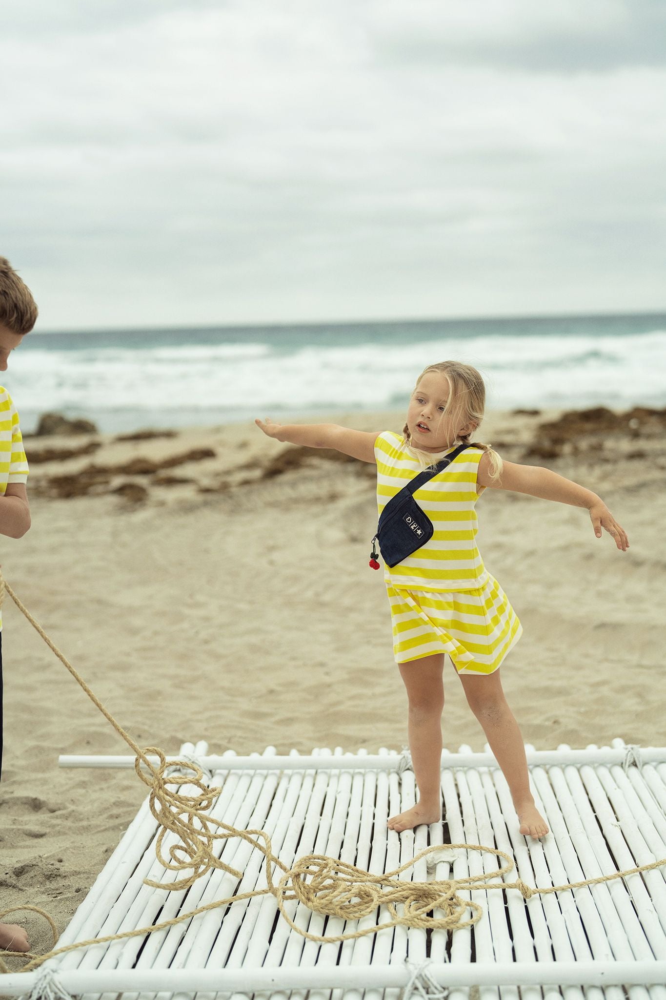 Girls Lemon Twist Dress