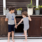 Navy Chino Shorts